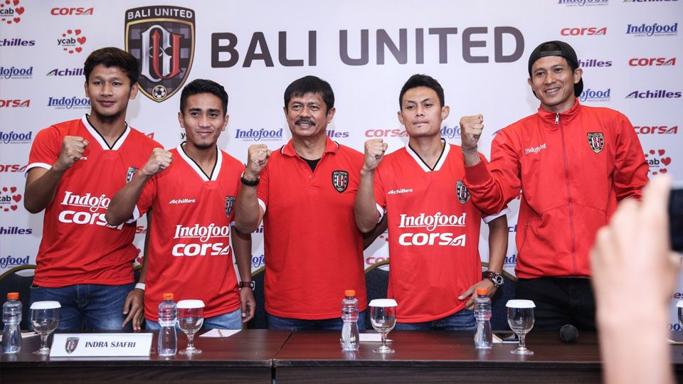 Bali United akhirnya resmi memperkenalkan empat pemain baru. Copyright: &copy; baliutd
